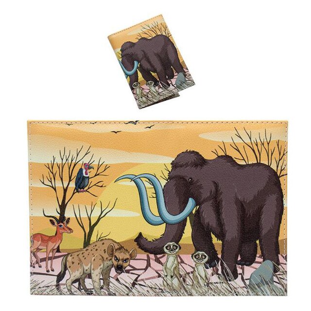 New World Trip Map Travel Passport Covers