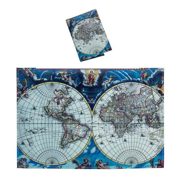 New World Trip Map Travel Passport Covers